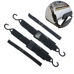 Walmart ROZYARD Durable Bunding Belt Adjustable Boat Buckle Transom Tie Downs for Trailer Marine offer