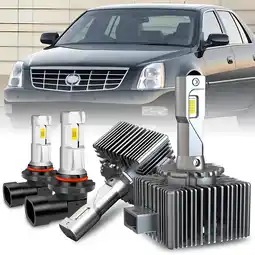 Walmart D1S LED Headlight Bulbs for Cadillac DTS 2006 2007 2008 2009 2010 2011 9145 H10 Led Fog Lights 4pcs offer