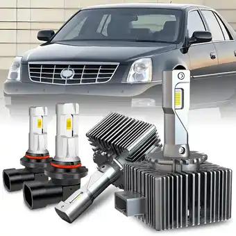Walmart D1S LED Headlight Bulbs for Cadillac DTS 2006 2007 2008 2009 2010 2011 9145 H10 Led Fog Lights 4pcs offer