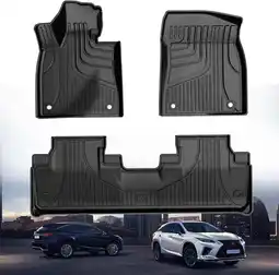 Walmart AOMSAZTO Car Floor Mats for Lexus RX/RXL 2016-2022 All Weather TPE Rubber Floor Liners Carpets offer