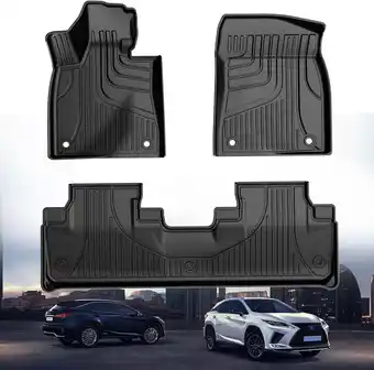 Walmart AOMSAZTO Car Floor Mats for Lexus RX/RXL 2016-2022 All Weather TPE Rubber Floor Liners Carpets offer