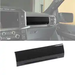 Walmart Inner Co-pilot Center Console Panel Trim Cover For Ford F150 2021+ Carbon Fiber Style offer