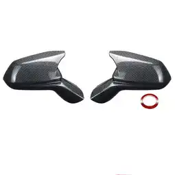 Walmart Rear View Side Mirror Caps Carbon Fiber Look Compatible for 16-21 Camaro SS RS ZL1 LT offer