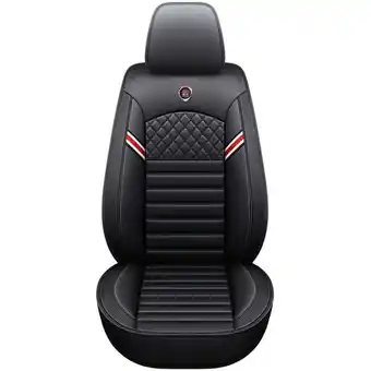 Walmart Black Car Sedan Seat Cover PU Leather Full Set Cushion Pad Universal USA Stock offer