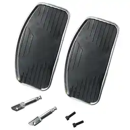 Walmart Motorcycle Front/Rear Foot Rest Floorboards For Honda Shadow For KAWASAKI.Vulcan offer