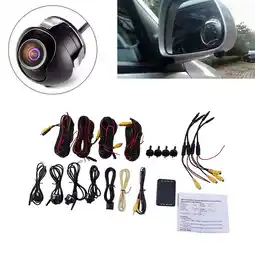 Walmart FYUU 360 Degree Car Parking Panoramic View Rearview 4 Way Camera Control Box System offer