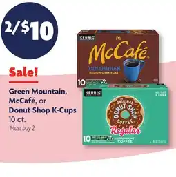 Family Dollar Green Mountain, McCafé, or Donut Shop K-Cups offer
