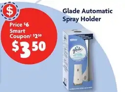 Family Dollar Glade Automatic Spray Holder offer