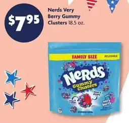 Family Dollar Nerds Very Berry Gummy Clusters offer