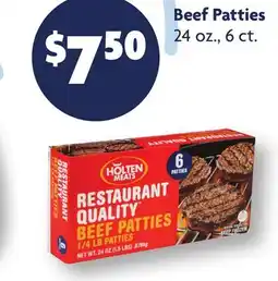 Family Dollar Beef Patties offer