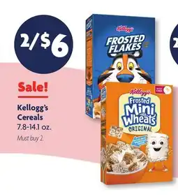 Family Dollar Kellogg's Cereals offer