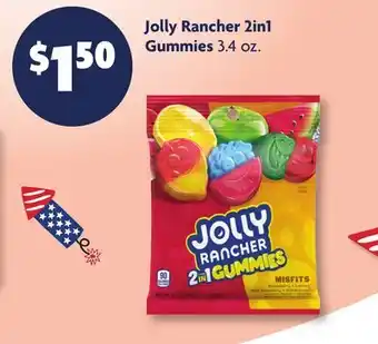Family Dollar Jolly Rancher 2in1 Gummies offer