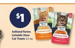 Family Dollar Ashland Farms Lickable Stew Cat Treats offer