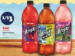 Family Dollar Brisk Products offer