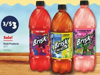 Family Dollar Brisk Products offer