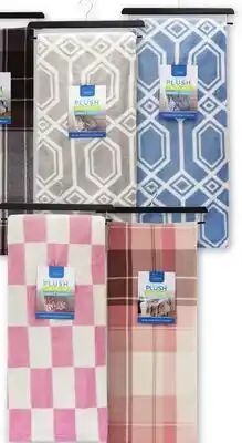 Family Dollar Interiors by Design Hanging Plush Throws offer