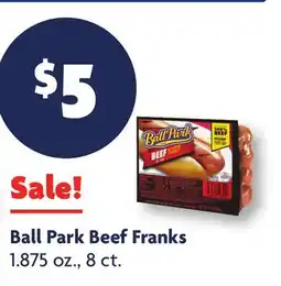Family Dollar Ball Park Beef Franks offer
