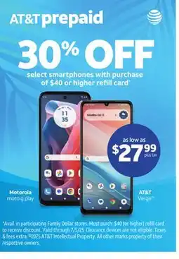 Family Dollar Smartphones Motorola Moto g offer