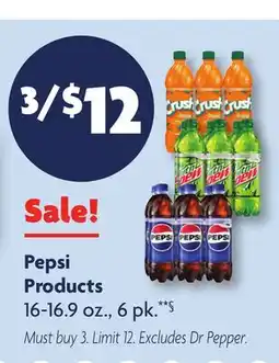 Family Dollar Pepsi Products offer