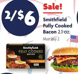 Family Dollar Smithfield Fully Cooked Bacon offer