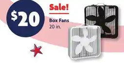 Family Dollar Box Fans offer