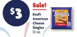 Family Dollar Kraft American Cheese Singles offer