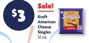Family Dollar Kraft American Cheese Singles offer