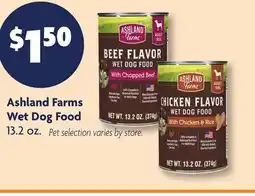 Family Dollar Ashland Farms Wet Dog Food offer