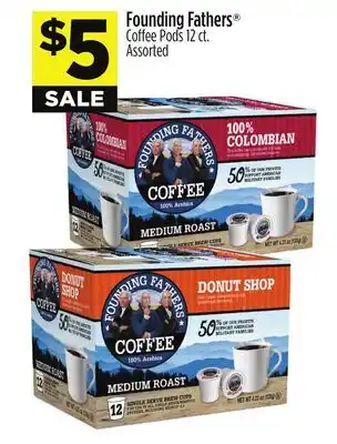 Dollar General Founding Fathers Coffee Pods offer