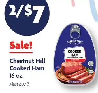 Family Dollar Chestnut Hill Cooked Ham offer