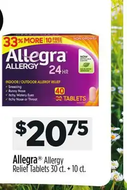 Dollar General Allegra Allergy Relief Tablets offer
