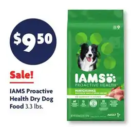 Family Dollar IAMS Proactive Health Dry Dog Food offer