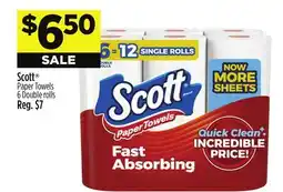 Dollar General Scott Paper Towels offer
