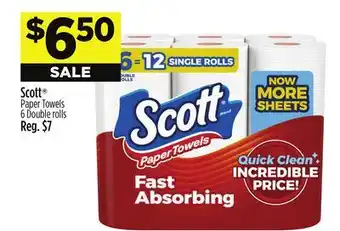 Dollar General Scott Paper Towels offer