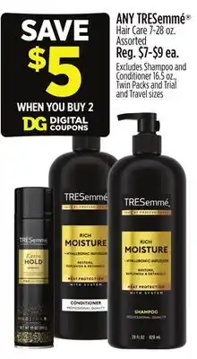 Dollar General ANY TRESemmé Hair Care offer