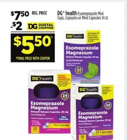 Dollar General DG health Esomeprazole Mini Caps offer