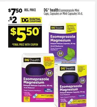Dollar General DG health Esomeprazole Mini Caps offer