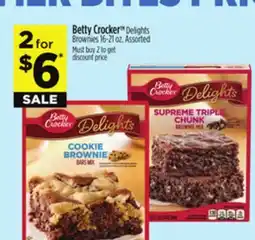 Dollar General Betty Crocker Delights Brownies offer