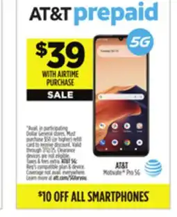 Dollar General Motivate Pro 5G SMARTPHONES offer