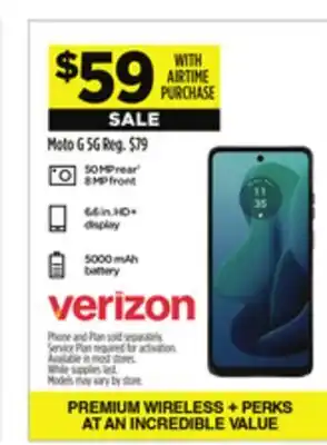 Dollar General Verizon Moto G 5G offer