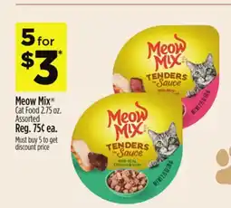 Dollar General Meow Mix Cat Food offer