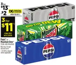 Dollar General Pepsi or Mountain Dew offer