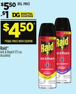 Dollar General Raid Ant & Roach offer