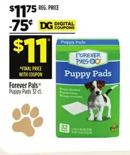 Dollar General Forever Pals Puppy Pads offer