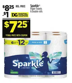 Dollar General Sparkle Paper Towels offer