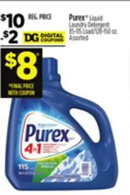 Dollar General Purex Liquid Laundry Detergent offer