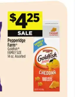 Dollar General Pepperidge Farm Goldfi sh FAMILY SIZE offer