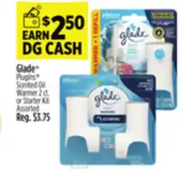 Dollar General Glade PlugIns Scented Oil Warmer 2 ct. or Starter Kit offer