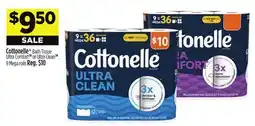 Dollar General Cottonelle Bath Tissue Ultra Comfort TM or Ultra Clean TM offer