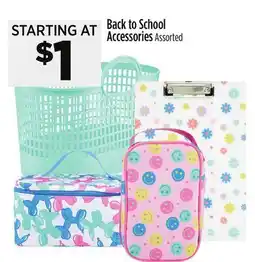 Dollar General Back to School Accessories offer